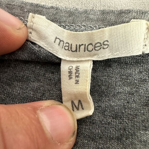 Maurices Thankful Grateful Blessed Graphic Tee Size M - Picture 3 of 6